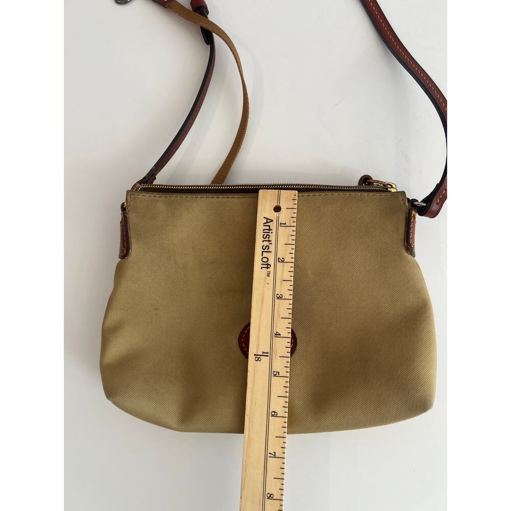 Dooney & Bourke Canvas Crossbody Pouchette Kahki - Picture 15 of 15